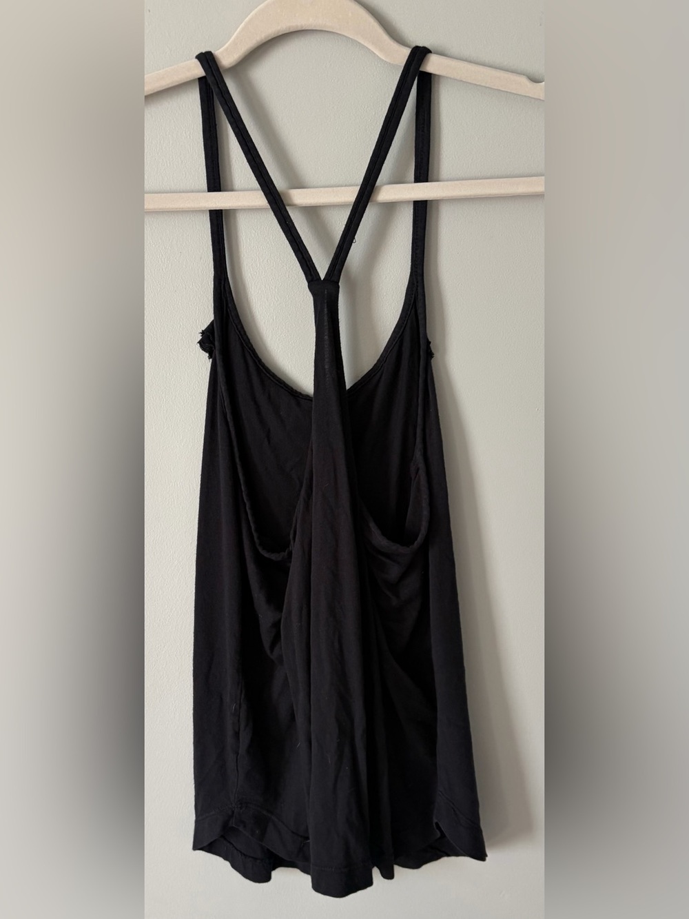 Splendid Black Ruffle Racerback Tank - Picture 2 of 5